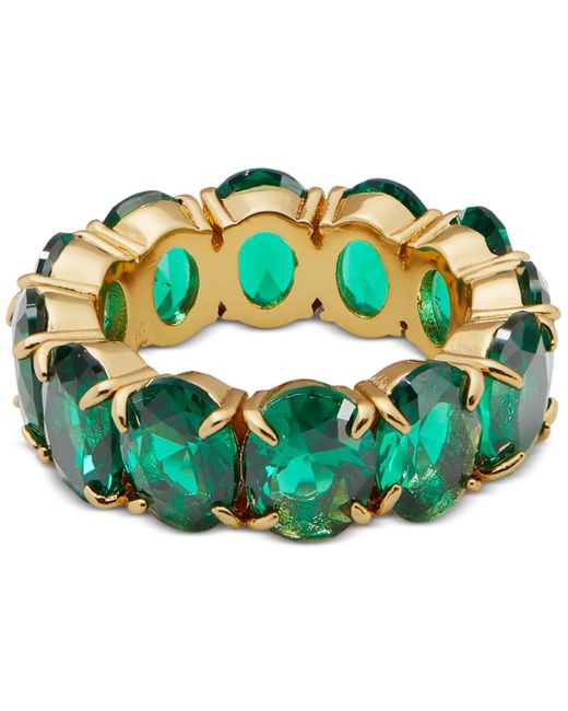 Kate Spade Green Oval Color Crystal All-around Ring
