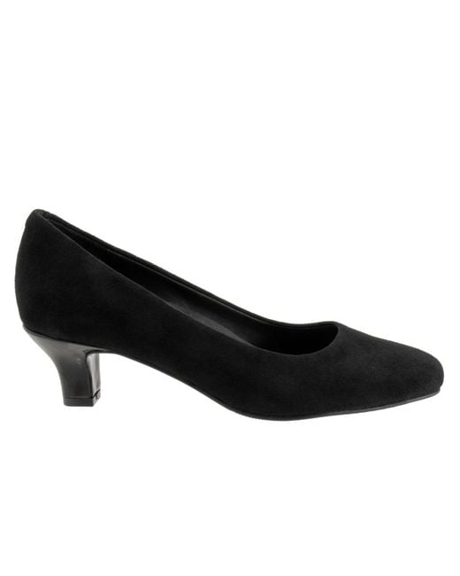 Trotters Black Kate Pump