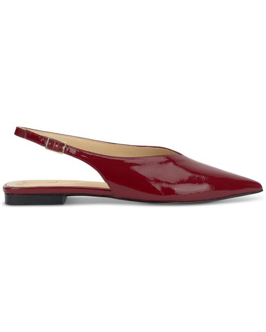 Jessica Simpson Red Mezzah Slingback Flat Mules