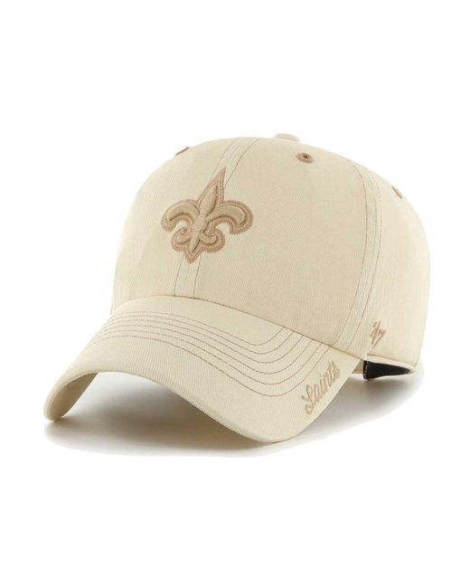 47 Brand Natural Cream New Orleans Saints Haze Miata Clean Up Adjustable Hat