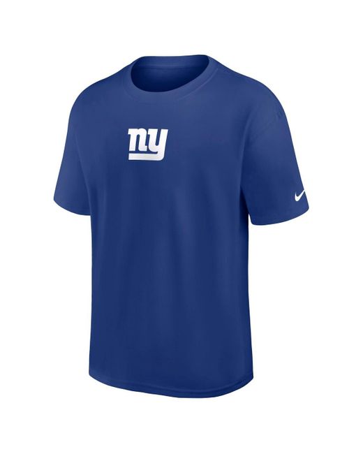 Nike Blue New York Giants Dominate The Game Essential Max90 T-shirt for men