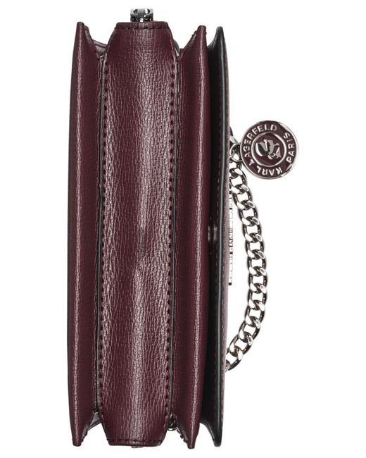 Karl Lagerfeld Purple Lourdes Crossbody