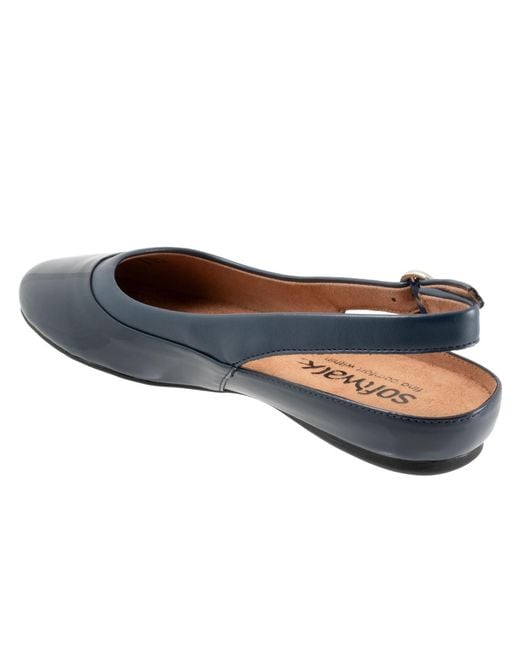 Softwalk® Blue Sheffield Slingback