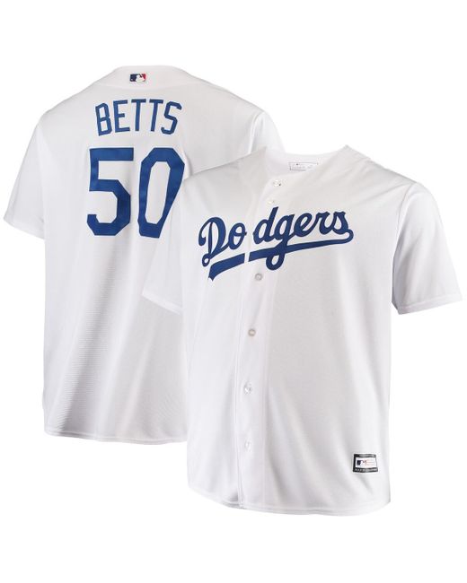 Profile Blue Mookie Betts Los Angeles Dodgers Big And Tall Replica Player Jersey for men