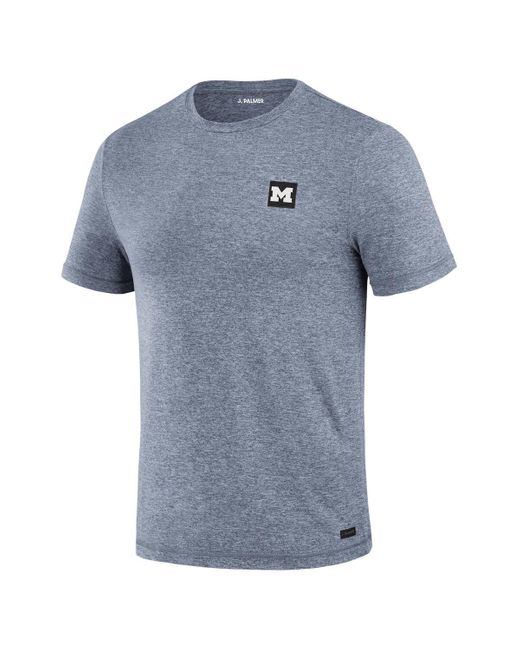 J. Palmer Blue Michigan Wolverines Four Down T-shirt for men