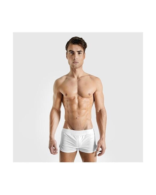 Rounderbum White Basic Lift Boxer for men