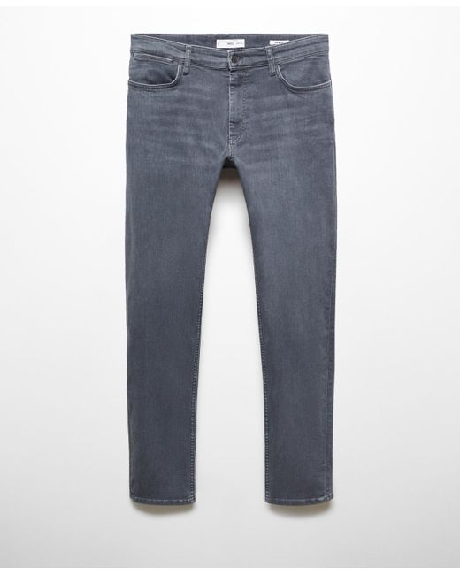 Mango Blue Slim Fit Ultra Patrick Jeans for men