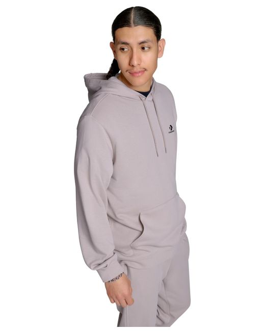 Converse Gray Standard Fit Long Sleeve Sweatshirt for men
