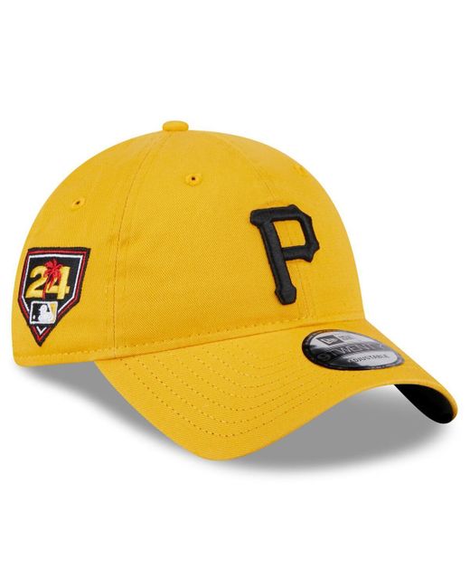 KTZ Yellow Pittsburgh Pirates 2024 Spring Training 9twenty Adjustable Hat for men