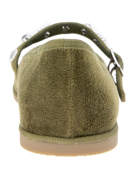 Kenneth Cole Green Elda Maryjane Flats