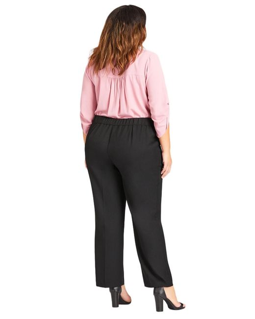 Avenue Blue Plus Size Cool Hand Pull On Pant