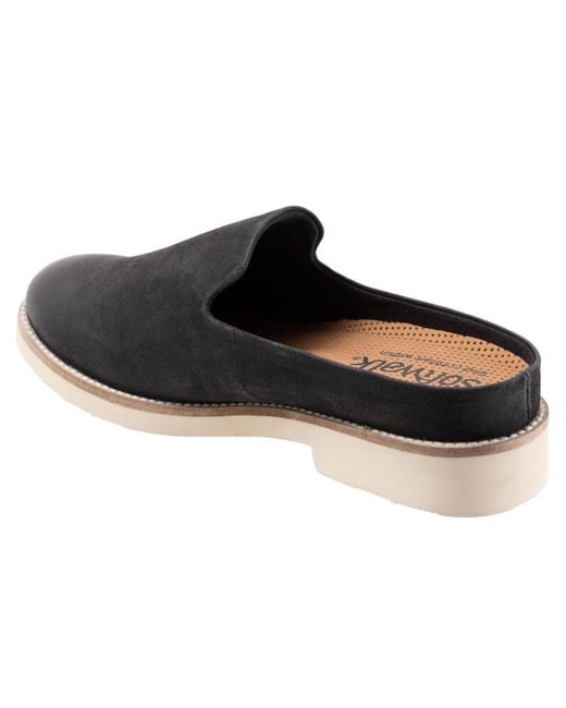 Softwalk® Black Wolcott Ii Flat