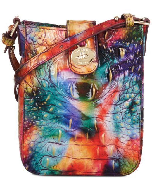 Brahmin Marley Melbourne Embossed Leather Crossbody Lyst