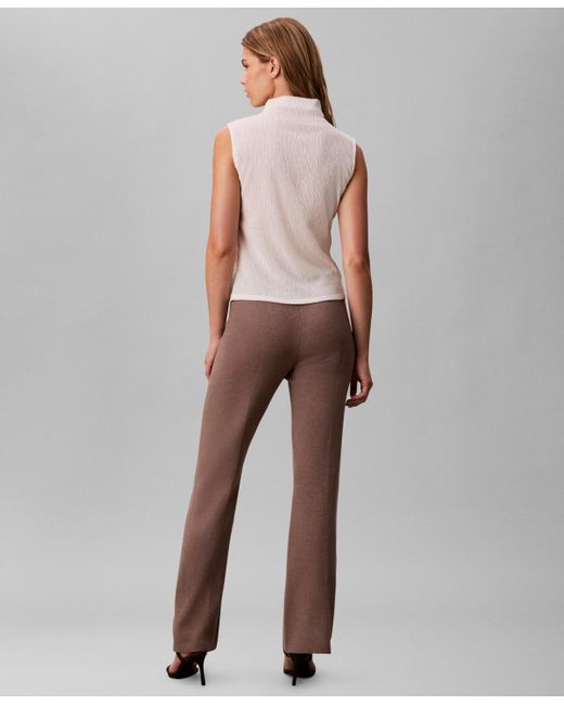 Calvin Klein Gray Half Milano Slim Pants