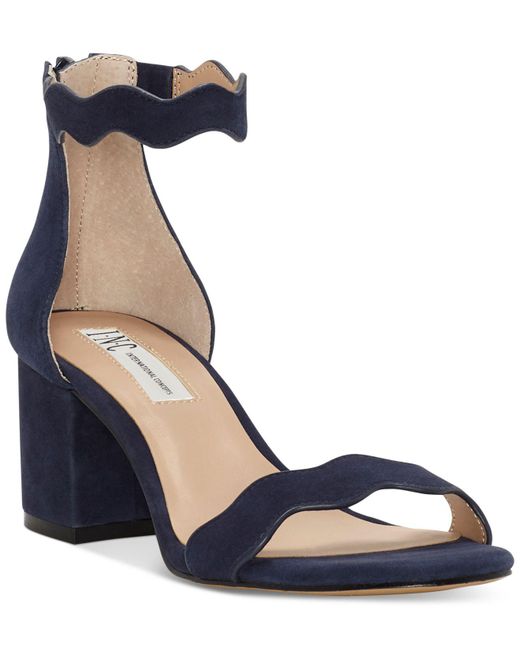INC International Concepts Blue Hadwin Scallop Two-piece Sandals, Created For Macy's