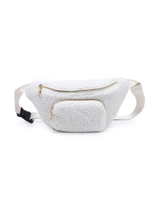 Moda Luxe White Orson Belt Bag