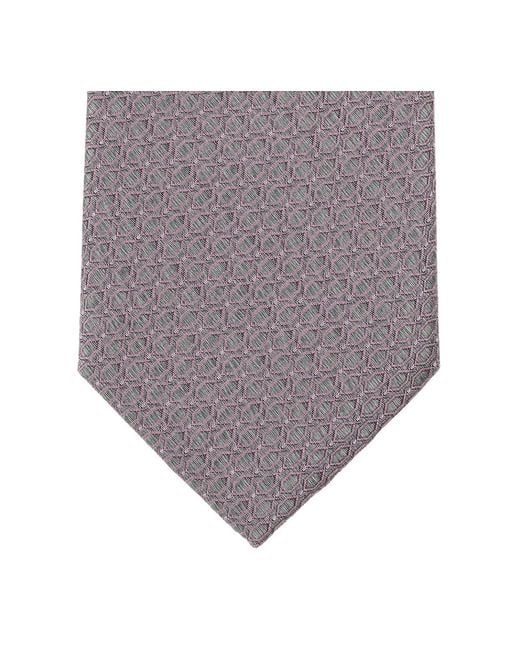 Michael Kors Gray Shone Geo-pattern Tie for men