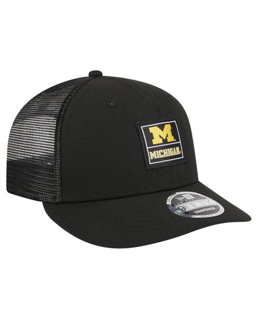 KTZ Black Michigan Wolverines Labeled 9fifty Snapback Hat for men