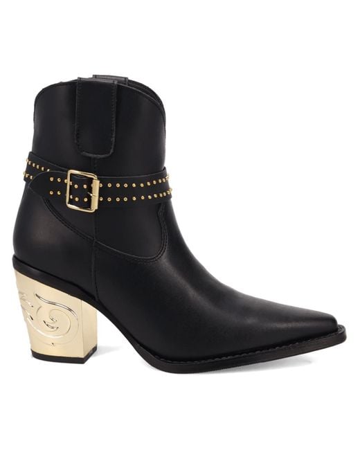 Dingo Black Milano Leather Bootie