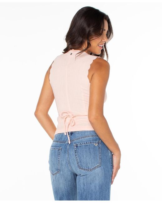 Roxy Blue Sweet Talk V-neck Top
