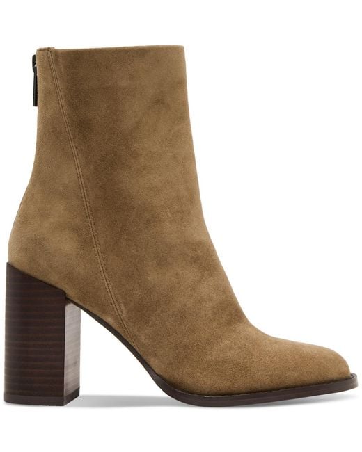 Steve Madden Brown Obsession Block-heel Booties