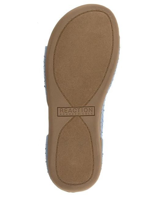 Kenneth Cole Blue Sential Flat Sandals
