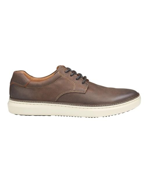 Johnston & Murphy Brown Mcguffey 2 Plain Toe Sneaker for men