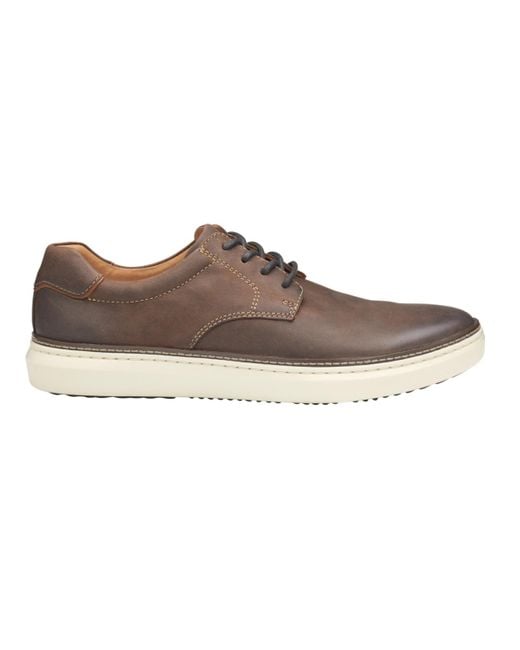 Johnston & Murphy Brown Mcguffey 2 Plain Toe Sneaker for men