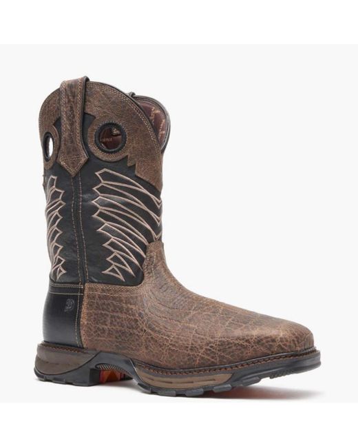 Durango Brown Maverick Xp Steel Toe Waterproof Western Work Boot for men