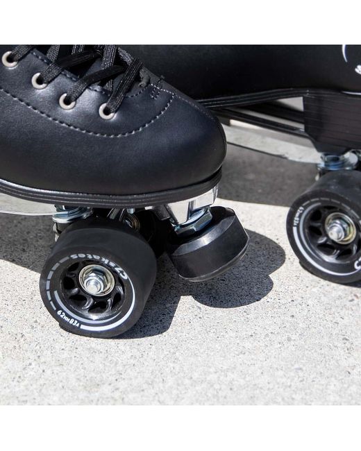 C7skates Black Dark Magic Quad Roller Skates (