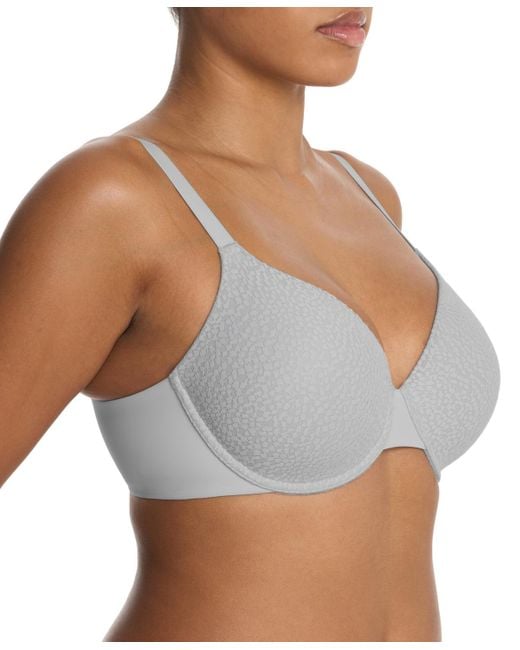 Natori Gray Comfort Evolution Full Fit Memory Foam Convertible Underwire Bra 731337
