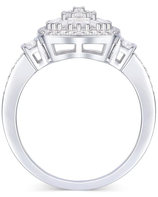 Macy's Metallic Diamond Vintage-inspired Ring (1/2 Ct. T.w.