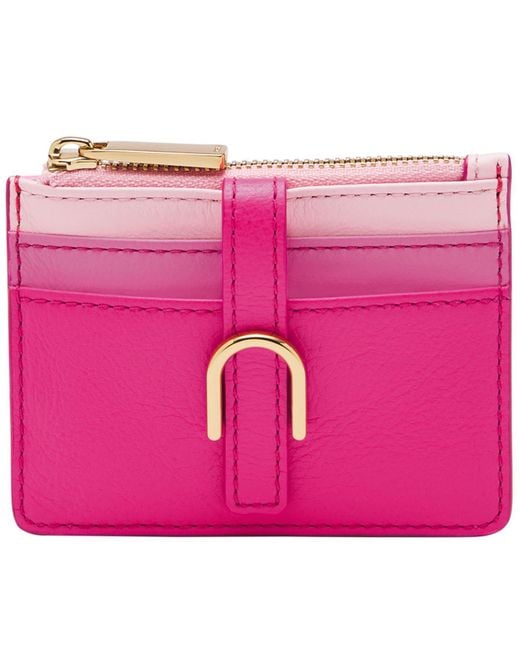 Fossil Pink Barbie Zip Card Case