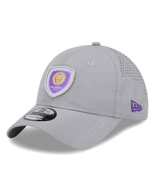 KTZ Gray Orlando City Sc Active 9twenty Adjustable Hat for men