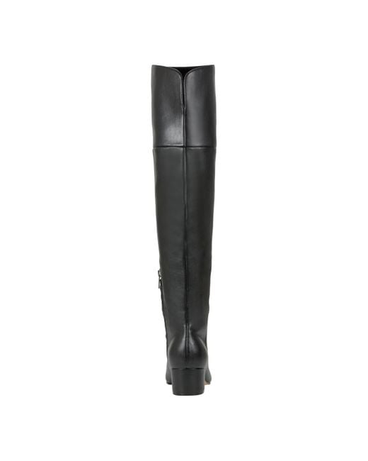 Marc Fisher Black Lottie Pointy Toe Over The Knee Dress Boots