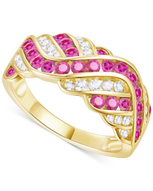 Macy's Pink Created Sapphire