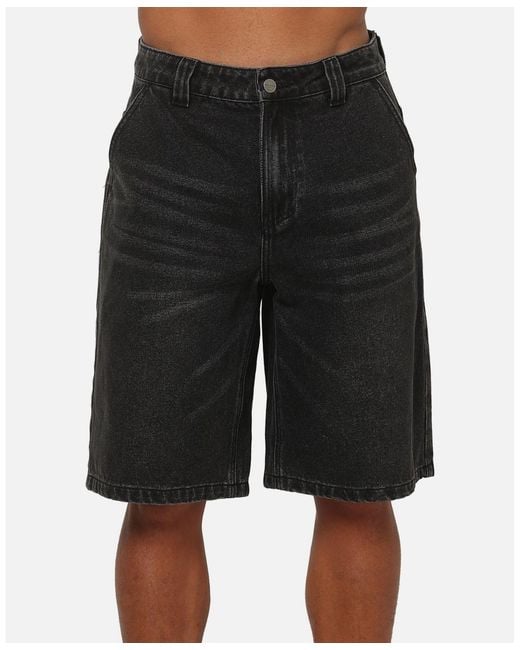 Saint Morta Black Amplus Baroque Jorts for men