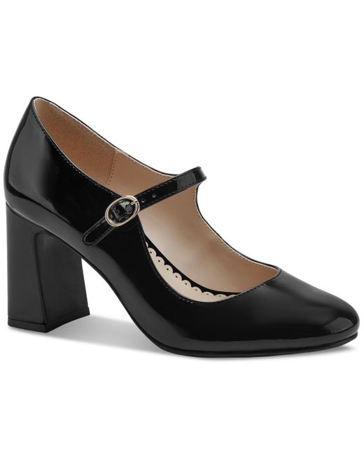 Charter Club Black Felicityy Ankle-strap Mary Jane Pumps