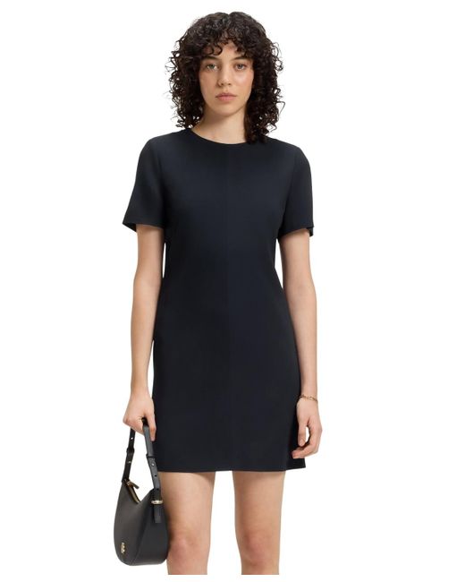 Boss Black Boss By Soft Crepe Shift Dress
