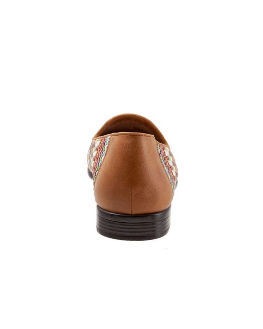 Trotters Brown Liz Flat