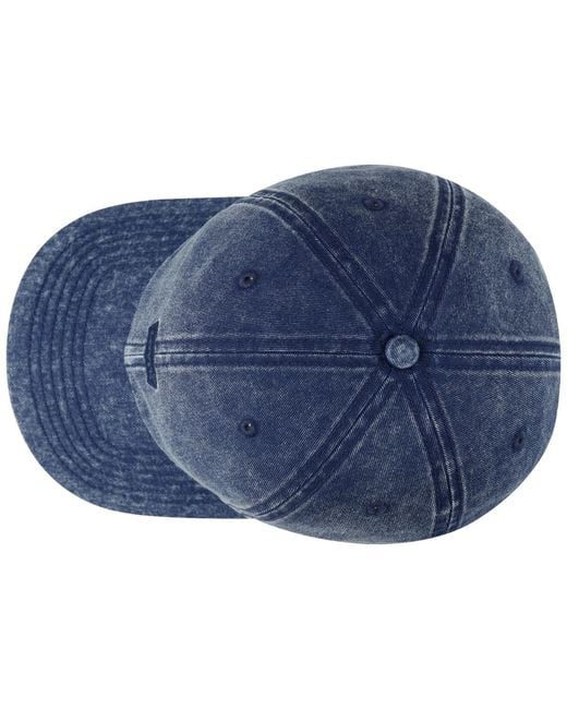 Levi's Blue Snow Washed Batwing Logo Baseball Hat for men