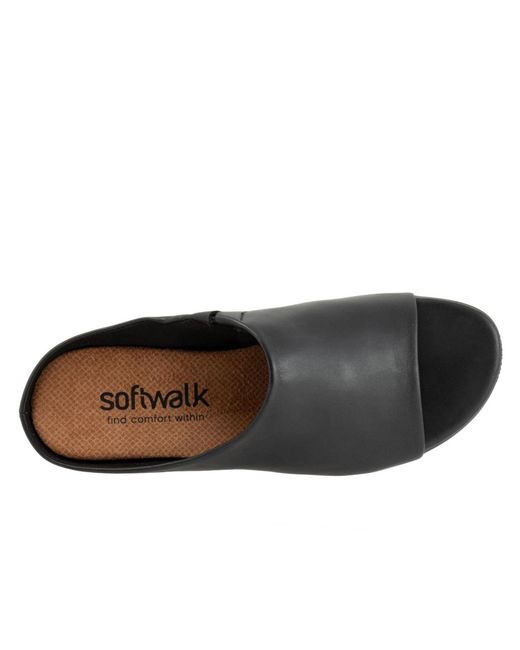 Softwalk® Black Turner Sandal