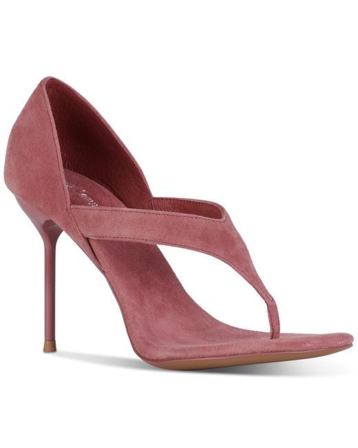 Jeffrey Campbell Pink Rhian High-heel Stiletto Thong Dress Sandals
