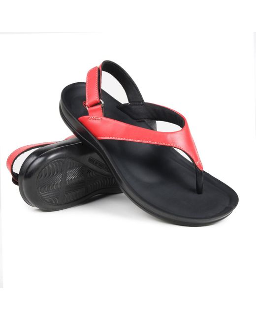 AEROTHOTIC Blue Aura Slingback Sandals