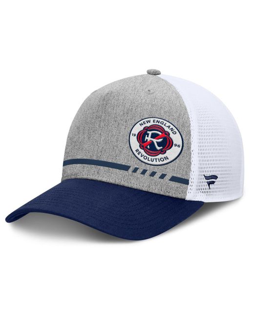 Fanatics Blue New England Revolution Low Block Trucker Adjustable Hat for men