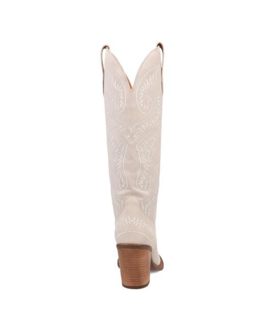 Dingo White The Duke Leather Boot