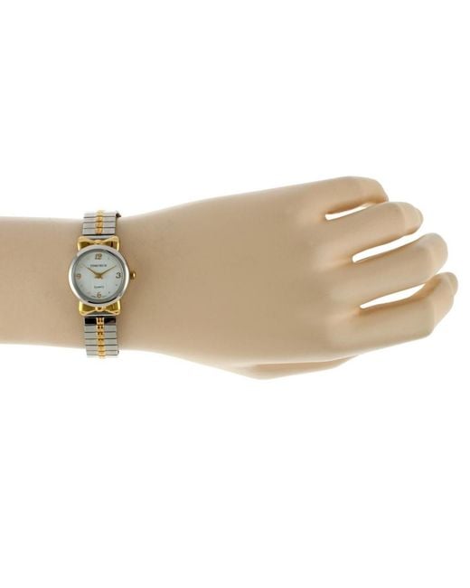 Timetech Black Steel Two Tone Watch