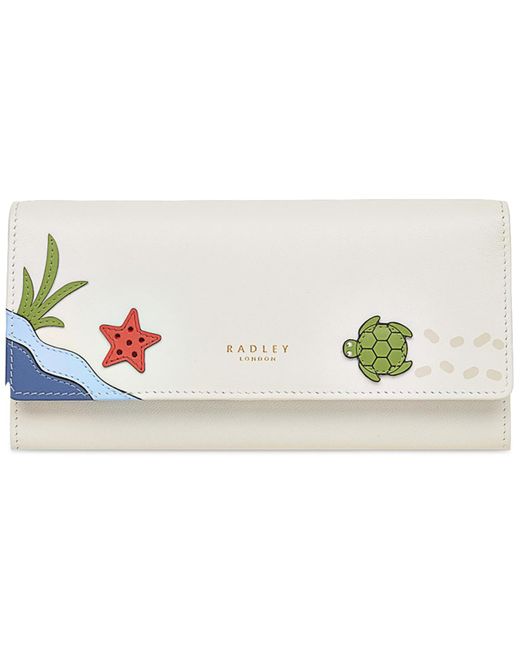 Radley Multicolor Seas The Day Large Leather Wallet