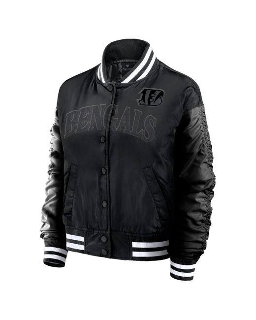 Fanatics Black Cincinnati Bengals Elements Wave Full-snap Jacket