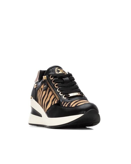 Xti Black Multicolor Sneakers